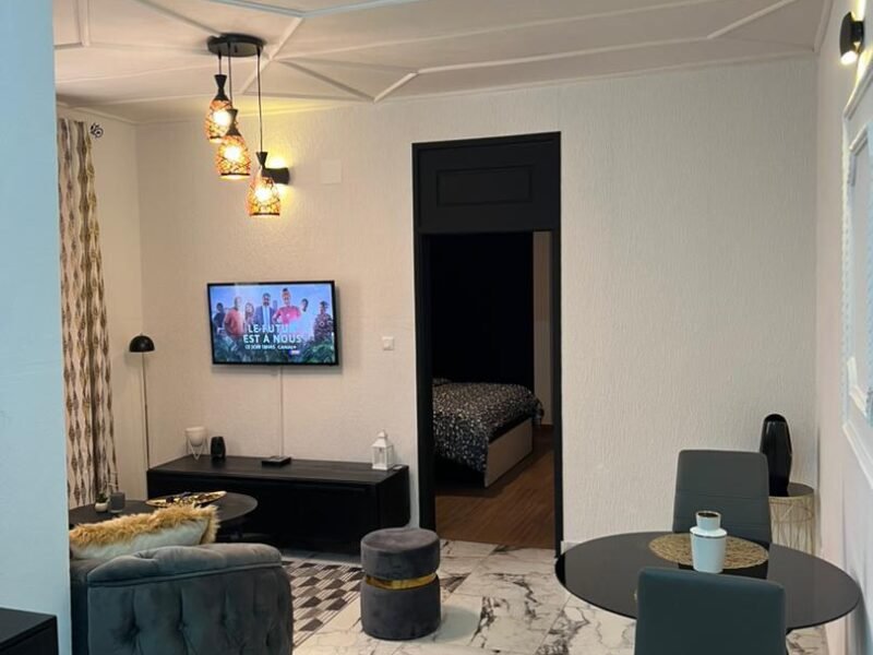 Studio moderne, entièrement meublé, confortable et équipé